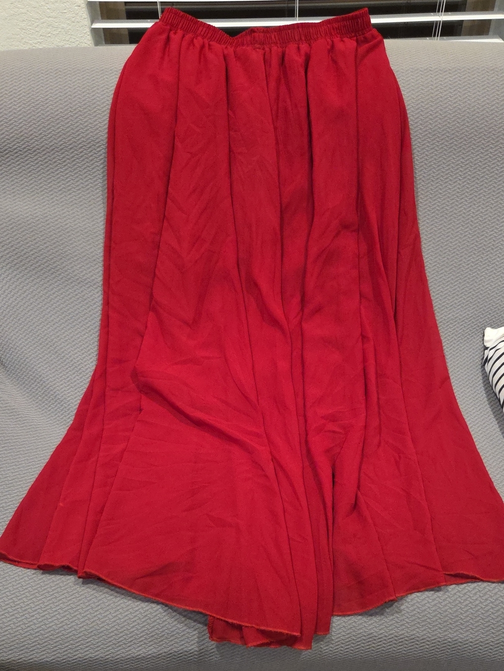 Maroon Women's Maxi Skirt